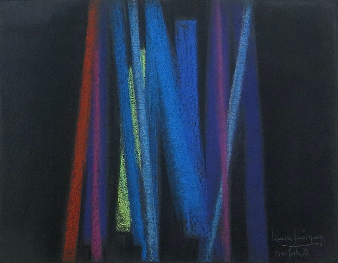 Laura Márquez. "Sin título", 1971. Pastel sobre cartulina. 23 x 30 cm Colección privada. Cortesía Galería Exaedro