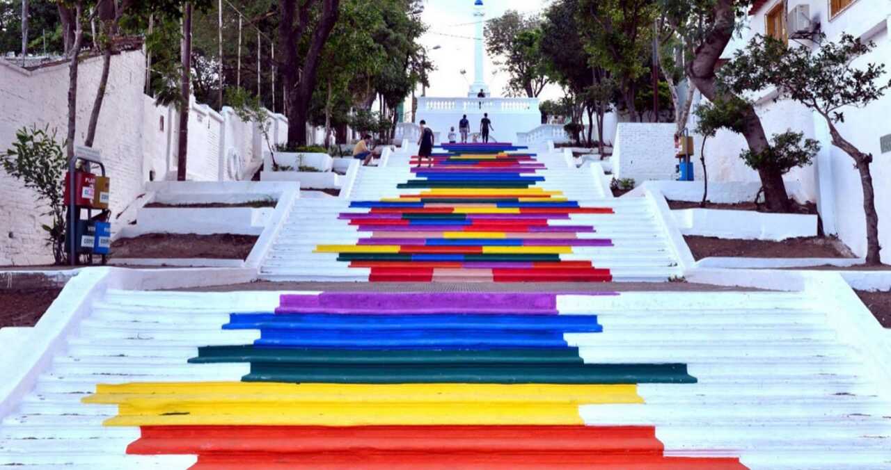 Priz Praz Pruz, pintata en la Escalinata Antequera, 2013. Cortesía