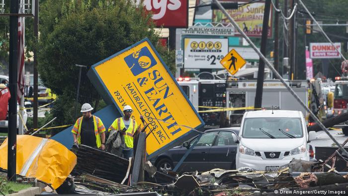 Inundaciones en Nueva York. Foto: DW.