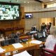 Sesión ordinaria en la Cámara de Senadores. (Foto Senado).