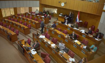 Sesión de la Cámara de Senadores. Foto: Gentileza.