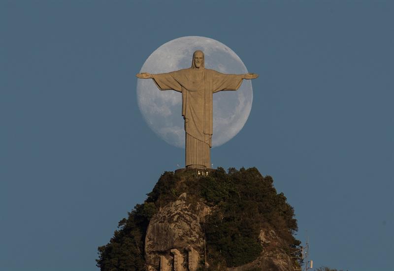 Cristo Redentor, en Río de Janeiro, Brasil