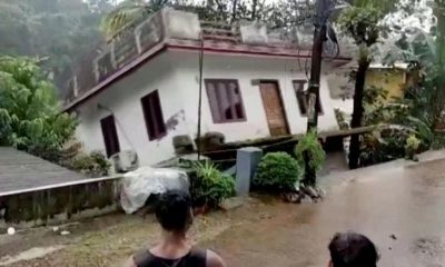 Destrucción en Kottayam, en el sureño estado indio de Kerala. Foto: Agencias.