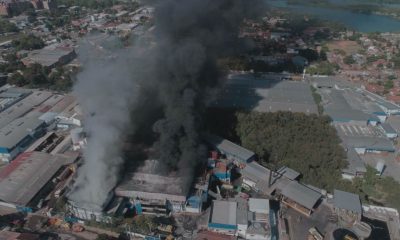 El incendio fue de gran magnitud. (Foto Archivo).