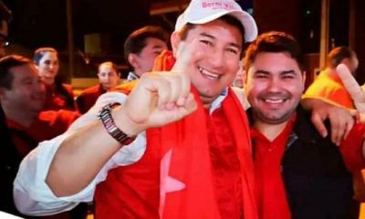 Alfredo "Fredy" Medina (izq) junto con el intendente electo Berni Villalba. (Gentileza)