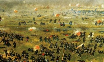 Cándido López. Una de sus tantas pinturas sobre la Guerra contra la Triple Alianza. Cortesía