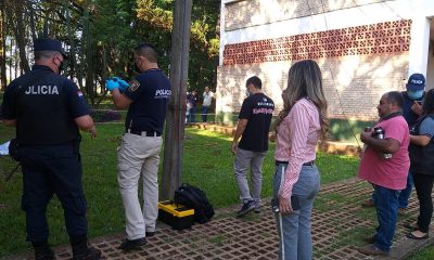 La víctima fue encontrado en el predio de la Facultad. (Foto Gentileza 780)