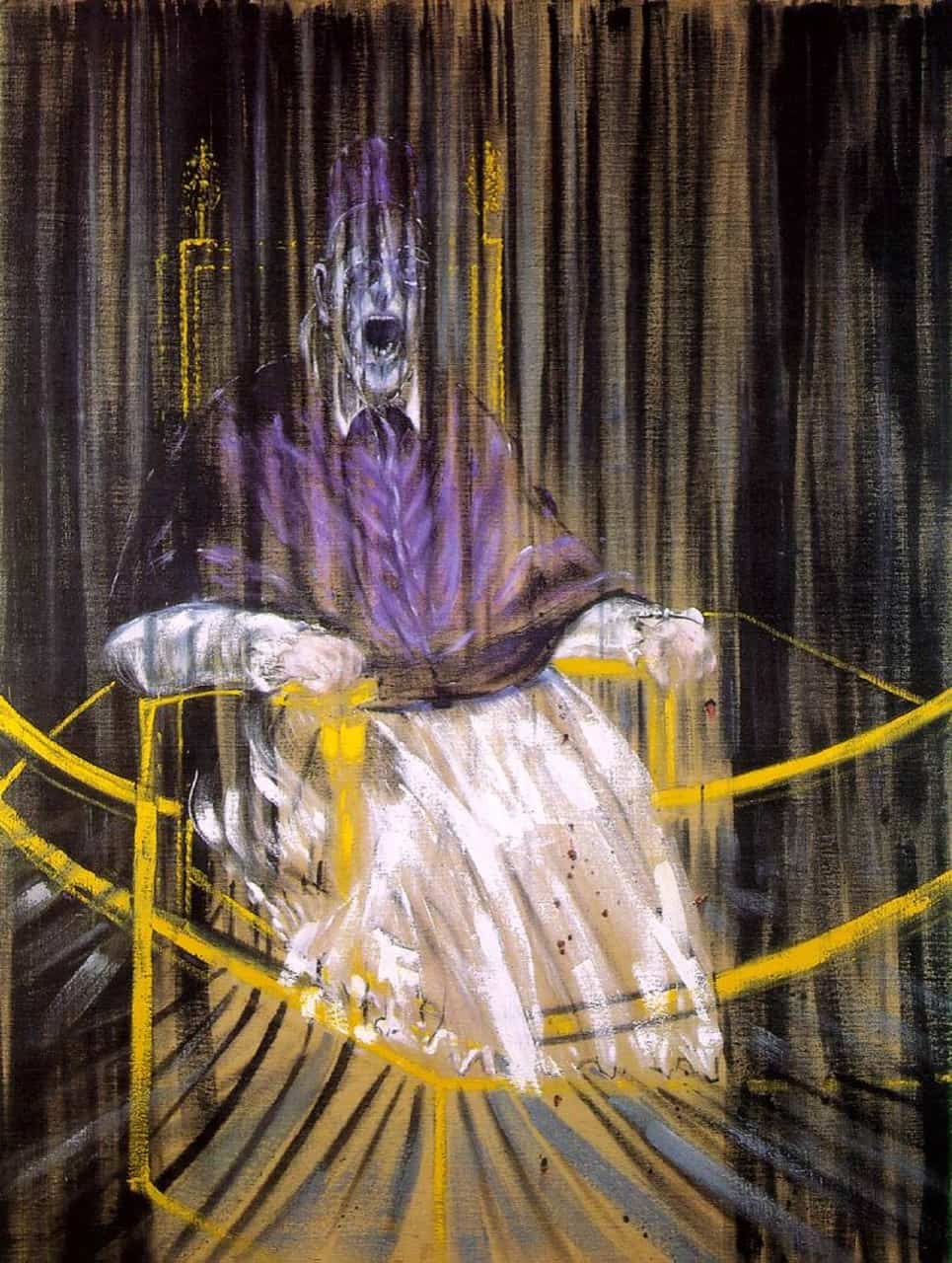 Francis Bacon. Estudio a partir del Retrato del Papa Inocencio X de Velázquez, 1953. Óleo, 153 x 118 cm. Des Moines Art Center, Iowa 
