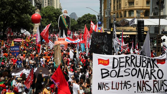 Manifestaciones en Río de Janeiro.