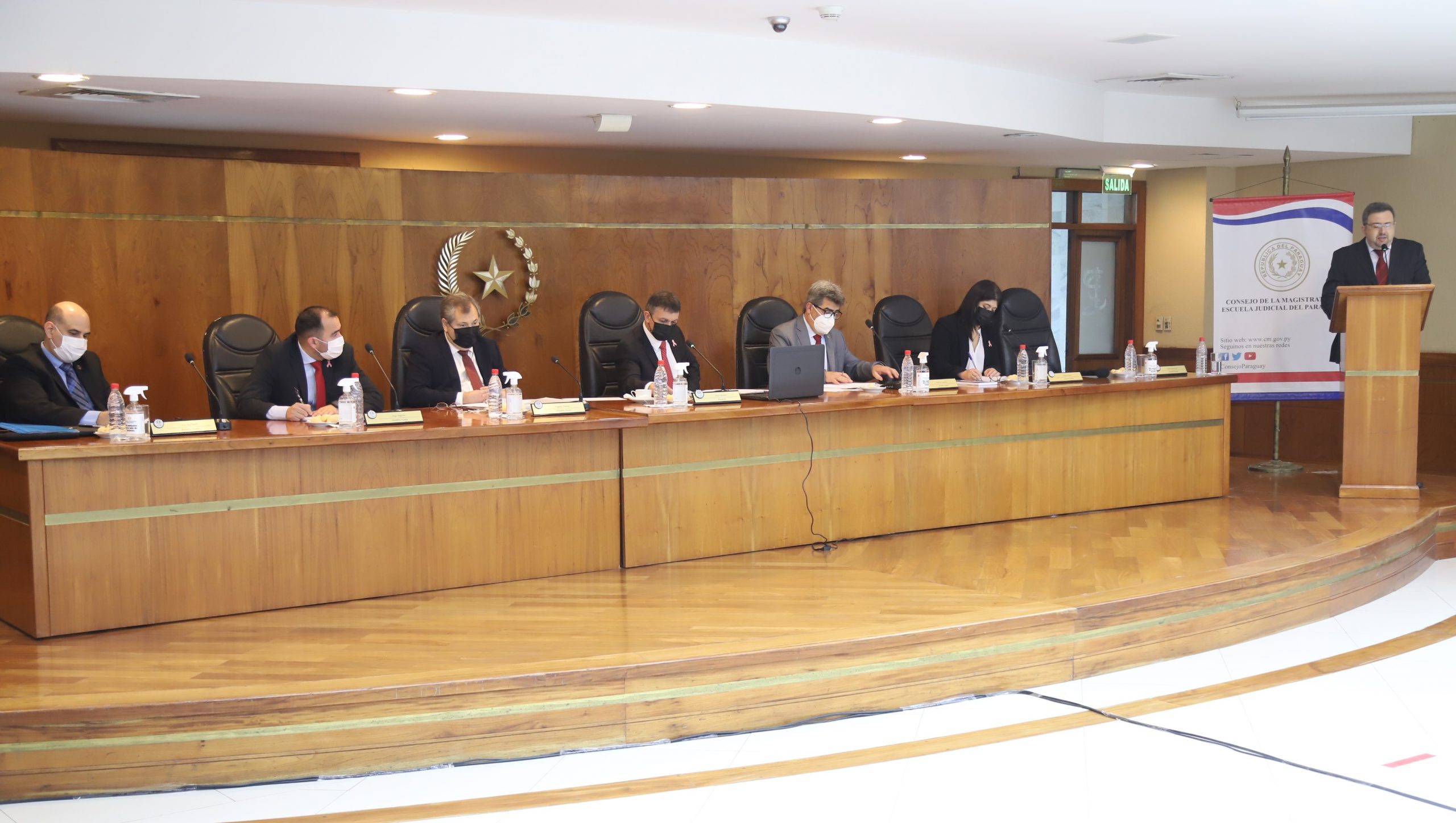 Sesión del Consejo de la Magistratura. Foto: Gentileza