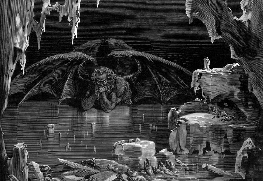 Inferno: Nono cerchio. Gustave Doré. Francia, 1861. ©HA!