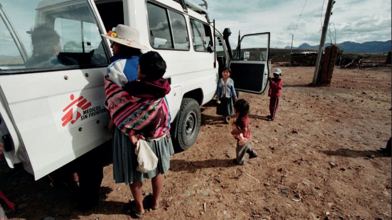 Médicos Sin Fronteras celebra su 50 aniversario con un libro de fotografías, titulado "La memoria del olvido". Foto: BBC Mundo