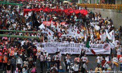 Miles de personas marcharon el sábado en la Ciudad de México. Foto: DW.