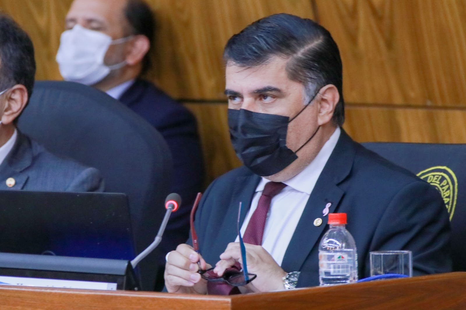 Julio Borba en el Congreso. (Foto Gentileza).