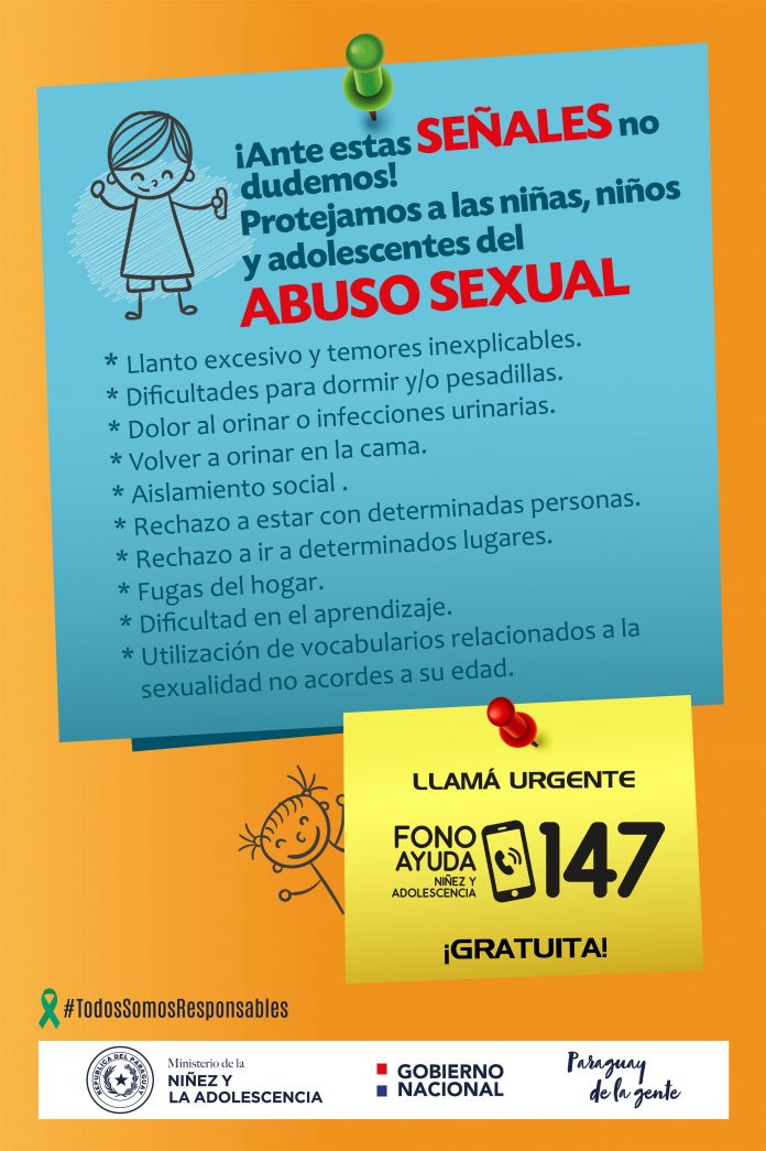 Abuso sexual en niños. Foto: Gentileza