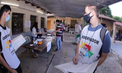 Observadores electorales. Foto Agencia IP