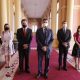 Durante la conferencia de prensa en el Palacio de Gobierno sobre el veto parcial de la Ley de servicios de Confianza de transacciones electrónicas. (Foto Presidencia).