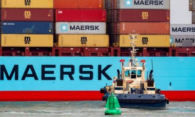 La naviera Maersk registró el período más rentable en sus 117 años de historia. Foto: Getty.