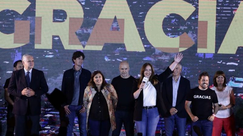 La oposición de centroderecha celebró la victoria que le dieron los primeros resultados de la noche. Foto: Getty.