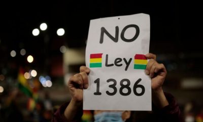 La ley 1386 o ley madre causó serias protestas en Bolivia. Foto: Getty.