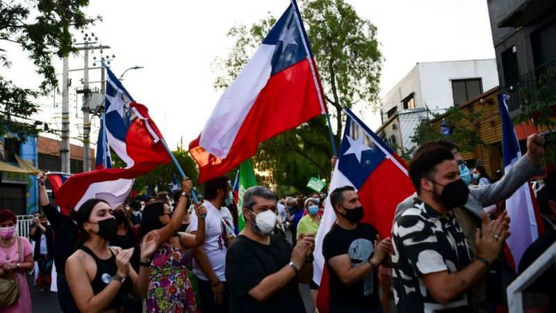 Varias manifestaciones habían protagonizado los chilenos reclamando una Constituyente. Foto: Getty. (Ilustrativa)