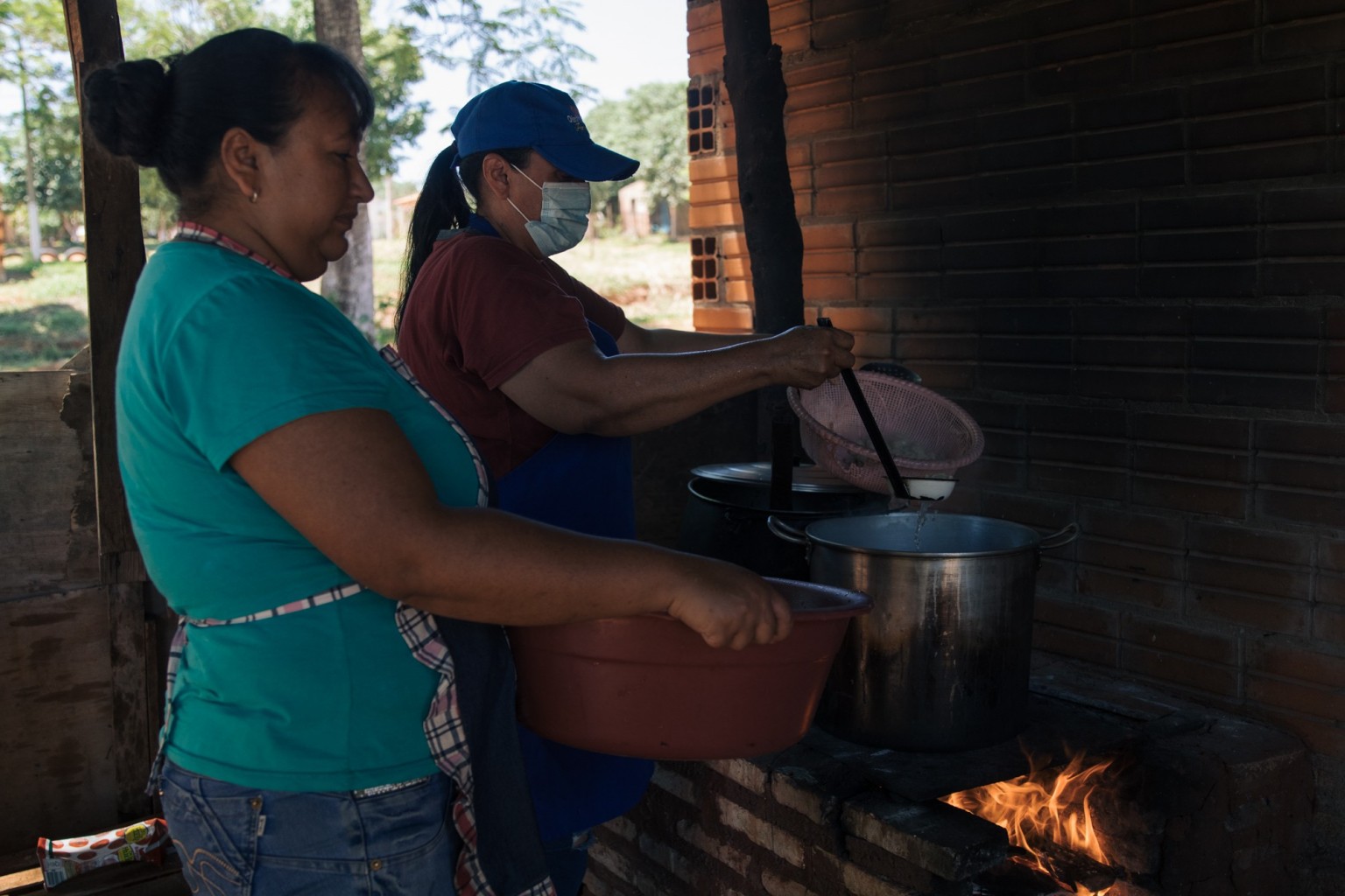 Las ollas populares brindan ayuda a varias familias. Foto: Gentileza