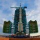 Base aeroespacial china de Jiuquan, en la provincia del noroeste de Gansu. Foto: Getty.