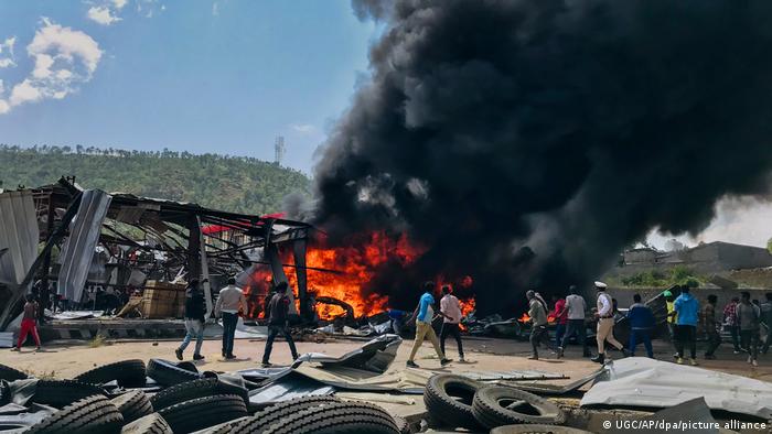 En la capital etíope las autoridades llamaron a los habitantes a defender la ciudad ante la guerra con Tigray. Foto: Picture Aliance.