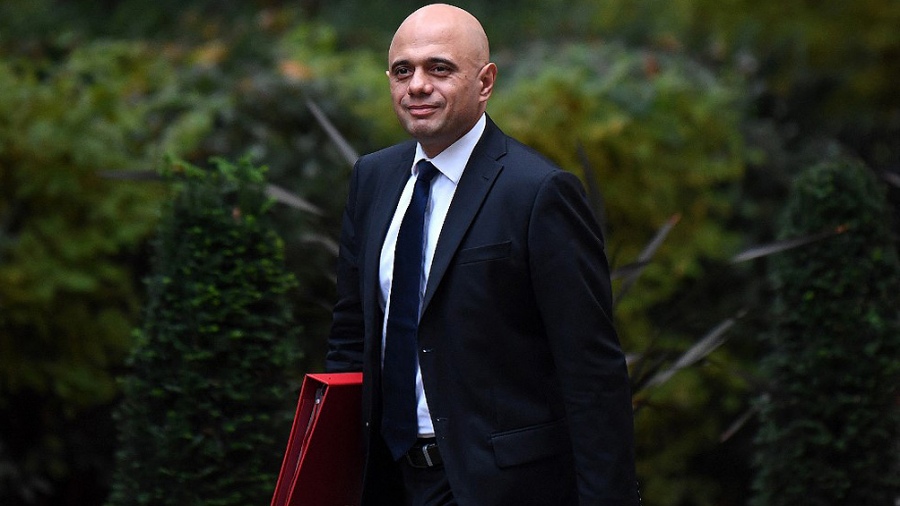 ministro de Salud, Sajid Javid. Foto: Télam