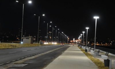 Los 300 metros de cable sustraídos son del tipo taller, de 4x16 mm de dimensión, y ocasionó que varios tramos de la Costanera Norte quedaran sin iluminación, exponiendo a peatones y automovilistas a delincuentes que aprovechan el anonimato de la oscuridad para cometer sus fechorías. Foto: Archivo.