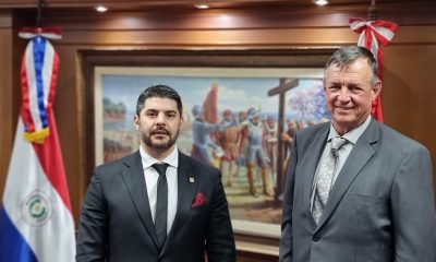 El intendente de Asunción, Óscar 'Nenecho' Rodríguez. junto a Luis Christ Jacobs. (Foto: Gentileza)