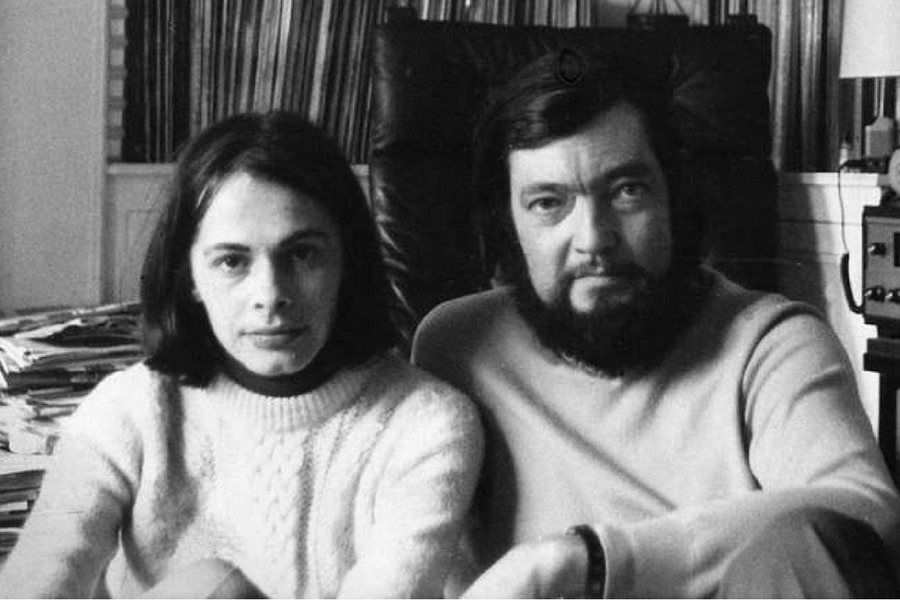 Cristina Peri Rossi y Julio Cortázar, París, 1973. Archivo