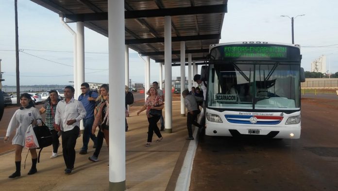 Buses internacionales podrán circular por corredor seguro. (Foto Misiones.net).