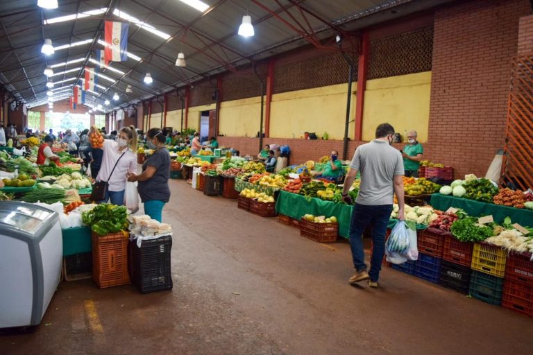 El hecho se registró en el Abasto de Ciudad del Este. (Foto 780AM).