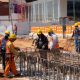 Trabajadores en obras viales. Foto: MOPC.