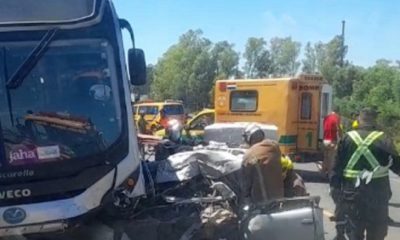 El percance ocurrió sobre Acceso Sur. (Foto: Gentileza)