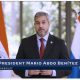 Mario Abdo, discurso durante la cumbre por la democracia. (Foto: Gentileza).