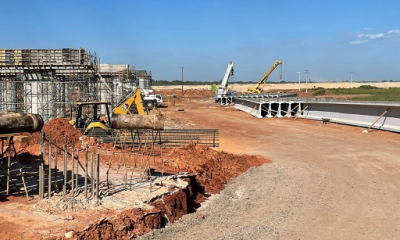 Los trabajos en una de las obras. (Foto: MOPC)