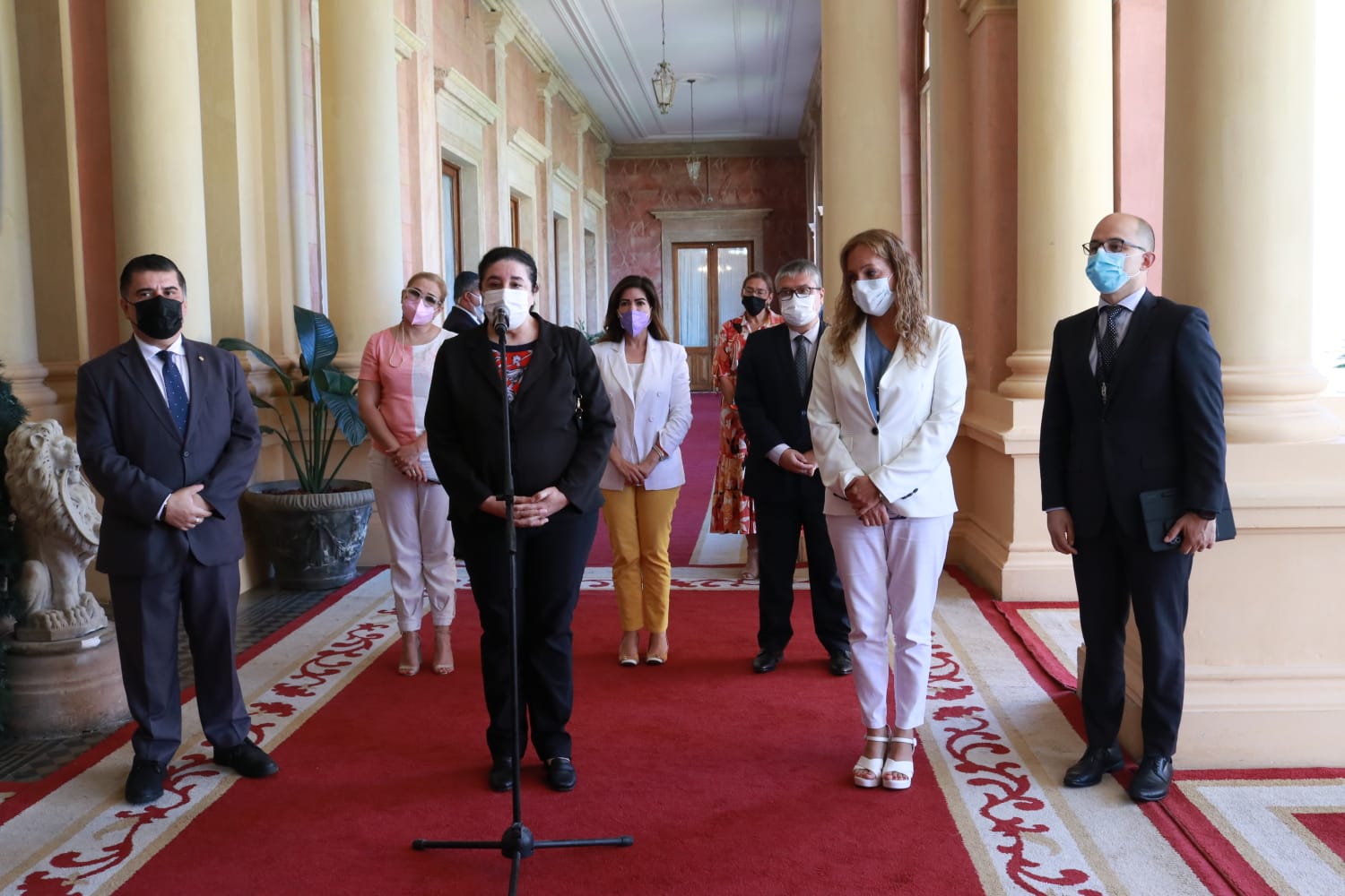 Autoridades de Salud brindaron la información en conferencia de prensa. (Foto Salud)