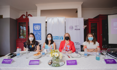 La actividad contó con la presencia de Celina Lezcano, Silvia Morimoto, Marlene Heinrich y Marcella Zub Centeno. Foto: Gentileza