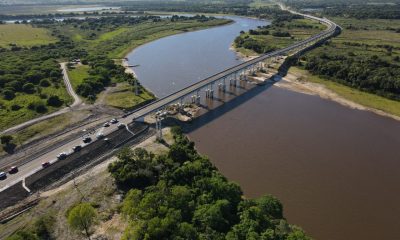 El puente fue habilitado provisoriamente. (Foto: MOPC)