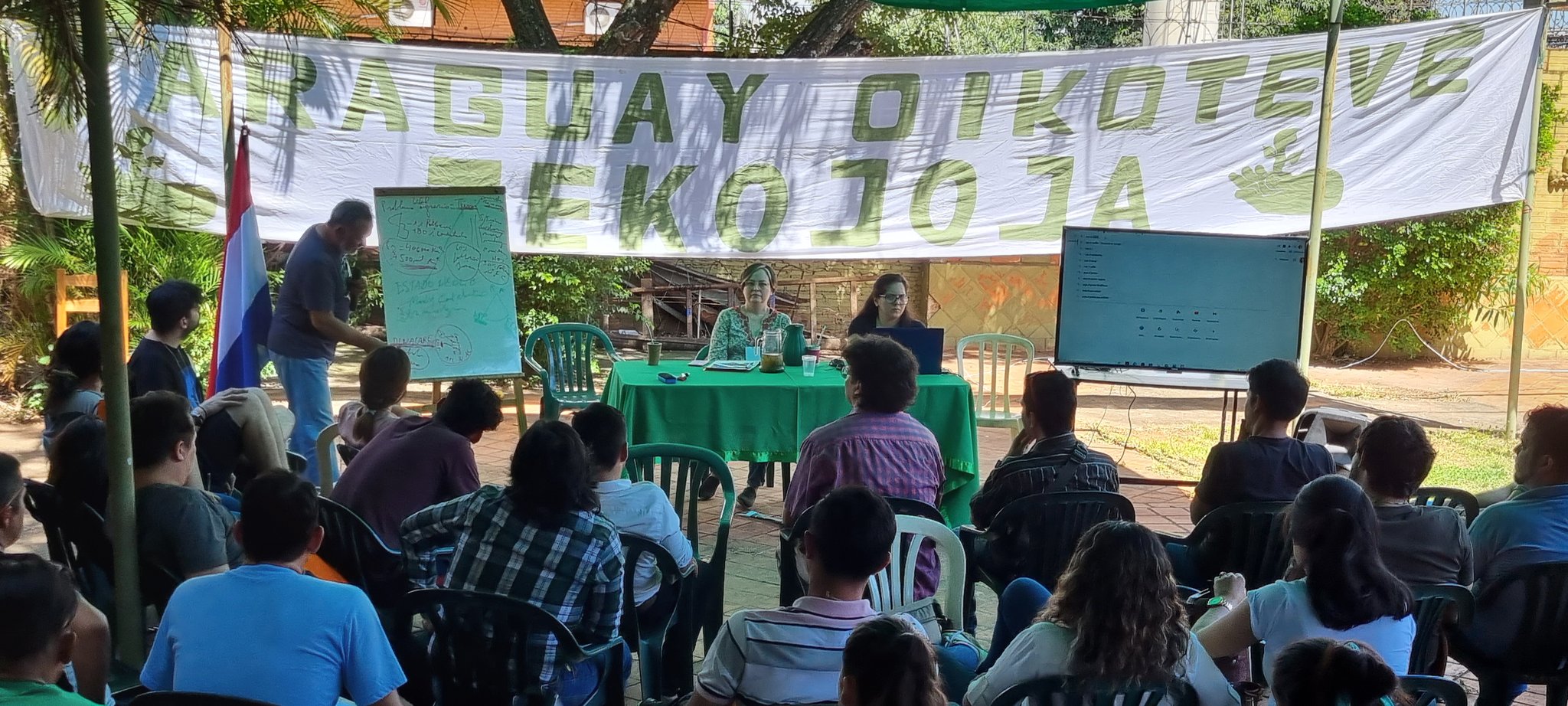 Encuentro nacional de jóvenes del Partido Tekojoja. (Foto: Gentileza).