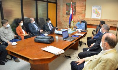 Durante la mesa de trabajo. (Foto: Senado).