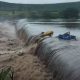 Las fuertes lluvias provocaron graves inundaciones en Brasil. Foto: Infobae.