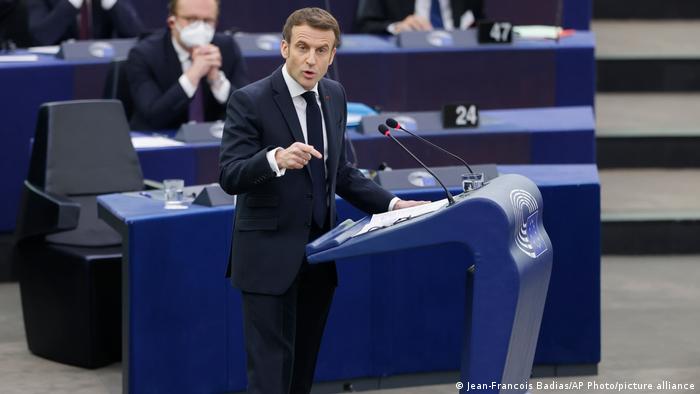 El presidente de Francia, Emmanuel Macron, busca su reelección.