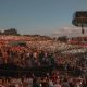 Imágenes compartidas de lo que fue el concierto realizado ayer en el anfiteatro José Asunción Flores en San Bernardino. (Foto Gentileza-Twitter)