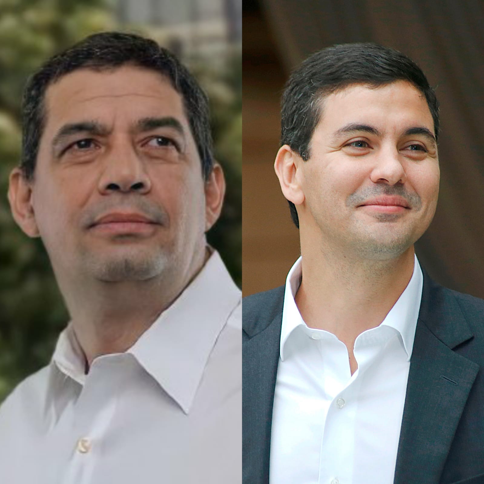 Hugo Velázquez y Santiago Peña, precandidatos por el Partido Colorado para las presidenciales. Foto: Archivo