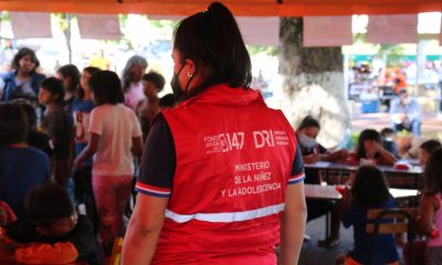 NiñeNiñez y Adolescencia realizó varias acciones de protección a niños. (Foto Gentileza).