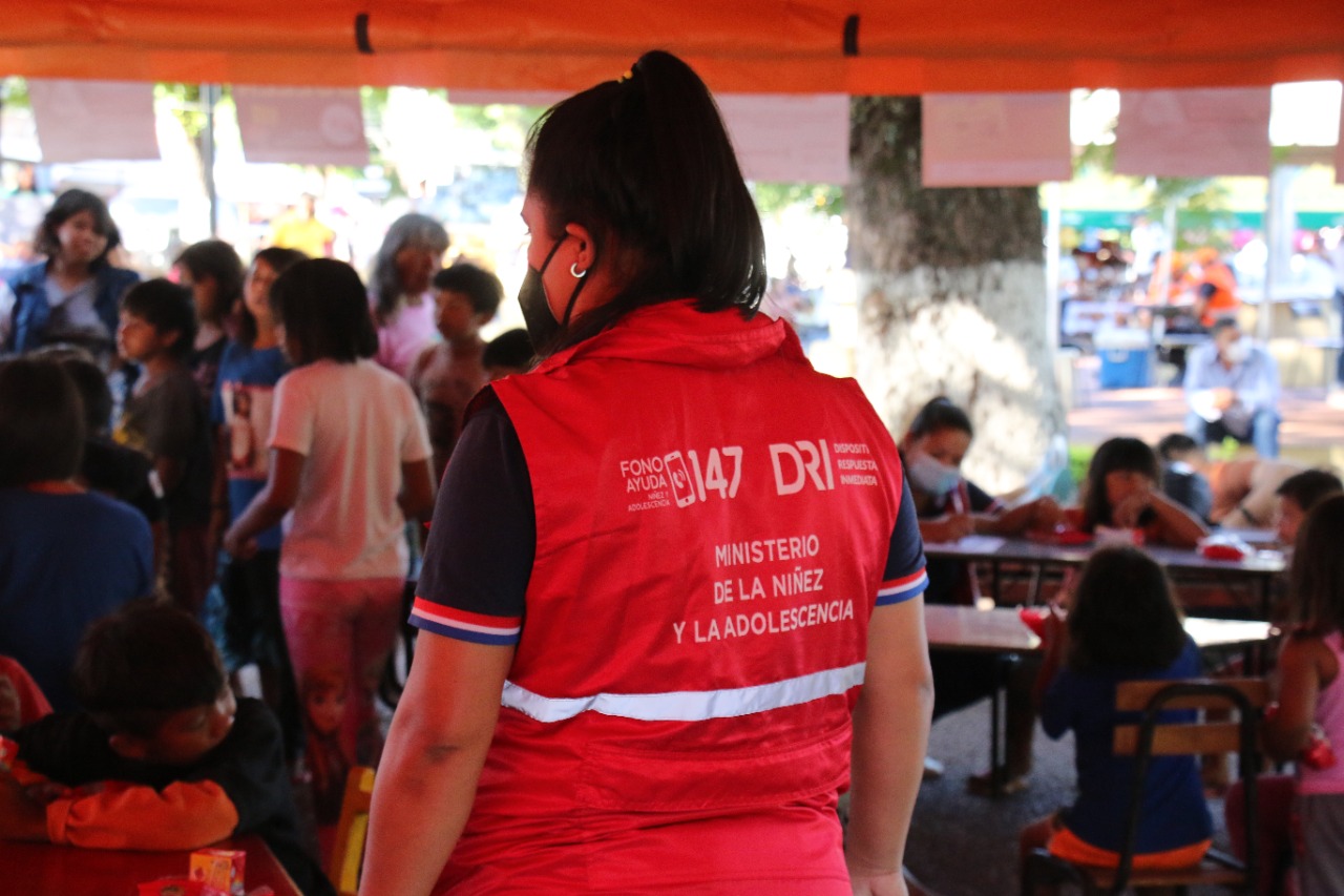 NiñeNiñez y Adolescencia realizó varias acciones de protección a niños. (Foto Gentileza).