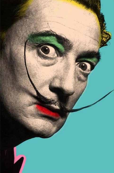 Salvador Dalí, poster diseñado por Mark Ashkenazi. Archivo